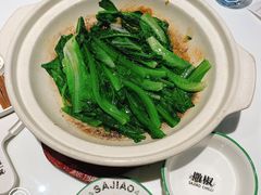 砂锅油麦菜-撒椒·四川江湖菜(大族广场店)