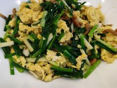 白蘑炒土鸡蛋-乔家满族八大碗(流水沟店)