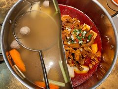 牛杂鸳鸯锅-左庭右院鲜牛肉火锅(新梅广场店)