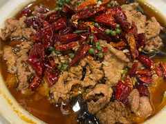 水煮牛肉-蝎菜杨·牛肉面 羊蝎子火锅(光熙门北里店)