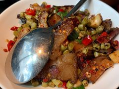 酸豆角炒腊肉-凤凰湘语·湘粤和鸣(浦东旗舰店)