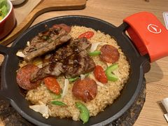 炙烤澳洲西冷牛排铁锅饭-必胜客(阿罗海店)