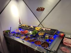 自助调料区-本苑烤肉自助餐厅