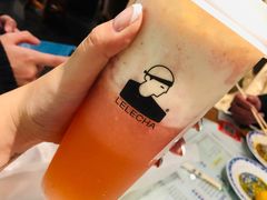桃子草莓酪酪-LELECHA乐乐茶(上海五角场万达广场店)