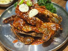 -明洞阿姨·韩式酱蟹烤肉·创意料理(三元桥店)