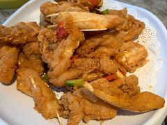 椒盐鱼腩-淘米捞·米汤脆鲩鱼火锅(福田皇岗店)