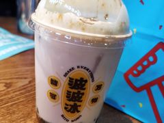 烤黑糖波波牛乳-喜茶(天津乐宾百货店)