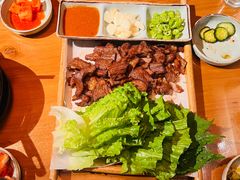 烤梅花肉-长寿参鸡汤(朝韩风情街店)