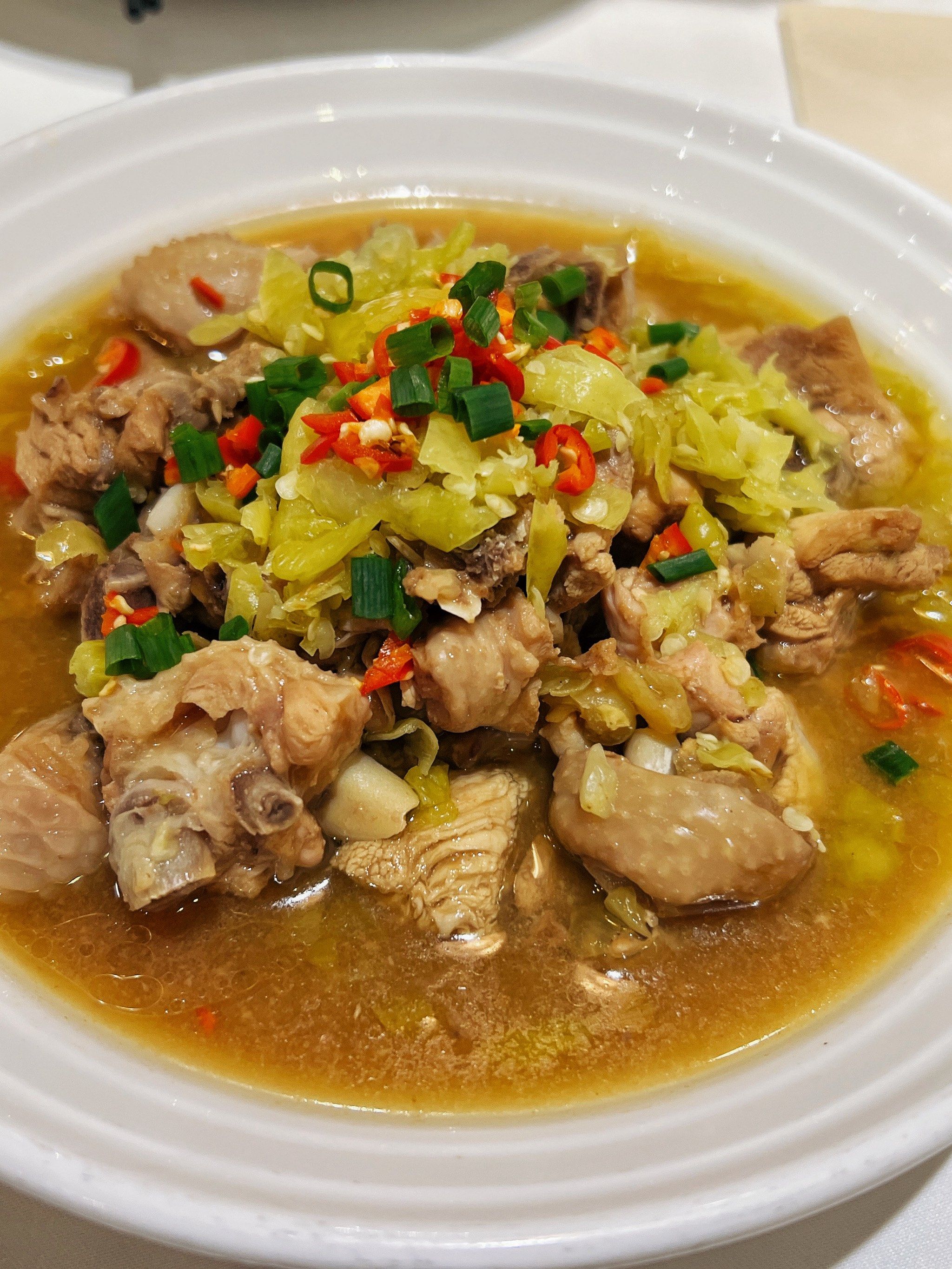 就这一碗酸辣醋蒸鸡,我能干三碗饭