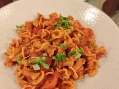 意面配阿拉比亚塔酱-纽约咖啡馆