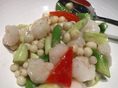 芦竹笋芡实滑虾仁-上海宝华喜来登酒店·采悦轩中餐厅