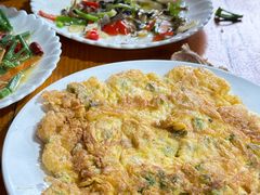 银杏花炒鸡蛋-腾冲国萍农家乐