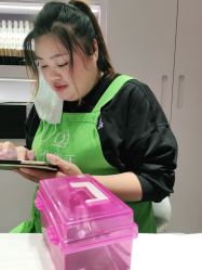 -孔雀手美甲美睫护理