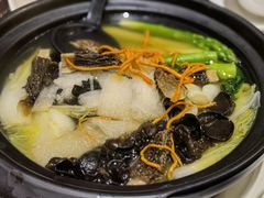 鸡汤四宝时蔬-麒茗餐厅·粤菜·宴会厅·海鲜(锦绣路店)