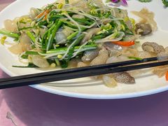 韭菜豆芽炒海蜇皮-新溢香国际酒店-中餐厅