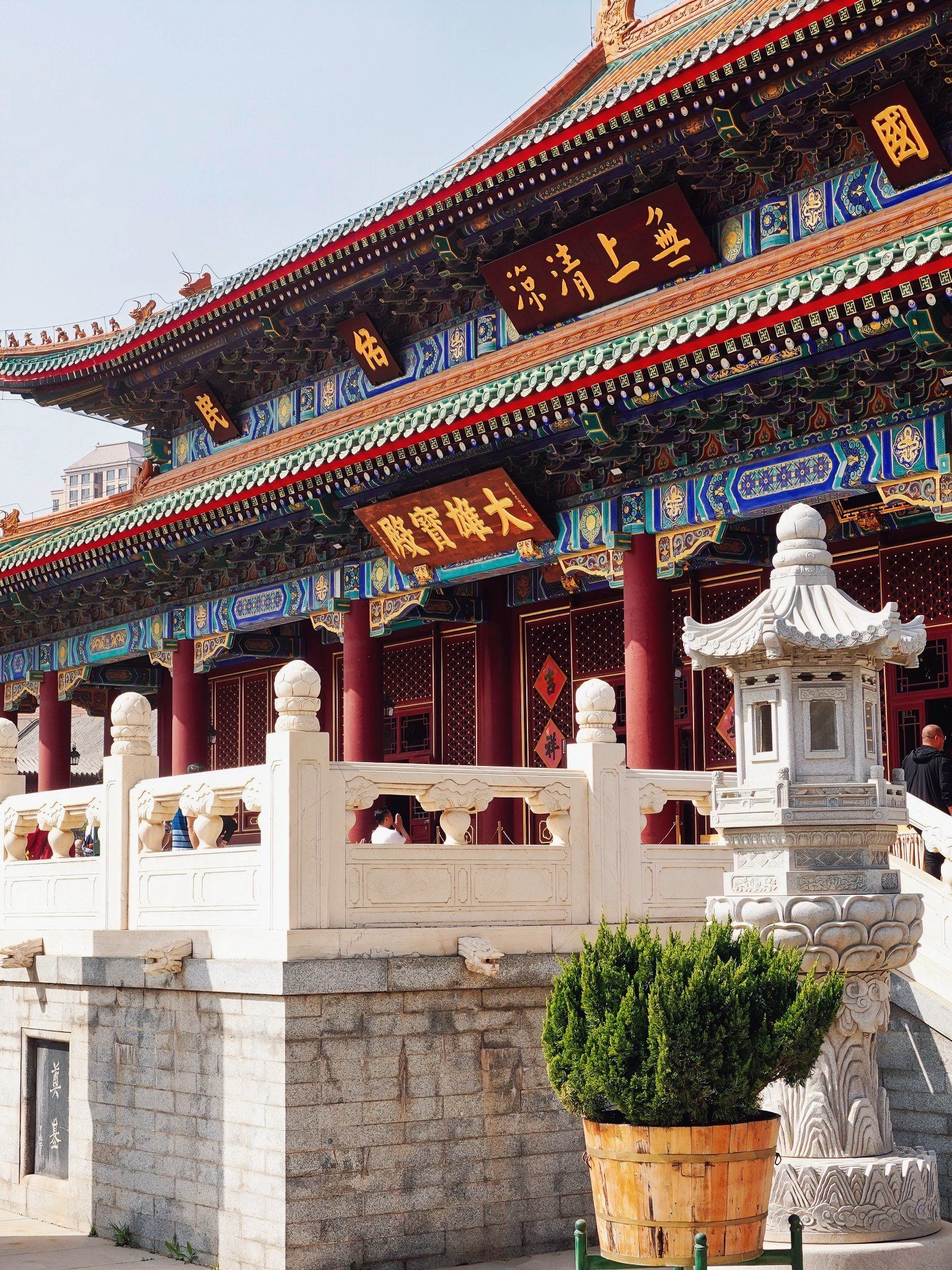 这是天津香火最旺的寺院,大悲禅院!