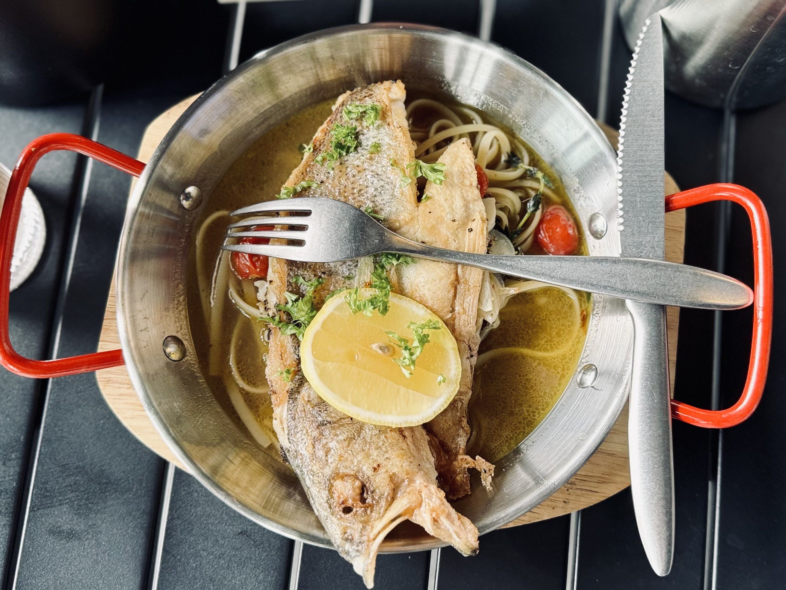 香煎意式海鲈鱼