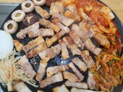 烤五花肉-24 新村雪浓汤(长白山烤肉店)