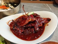 -草家酱蟹炭火烤肉店(珲春南路一店)