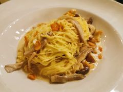 奶油蘑菇意面-纽约咖啡馆