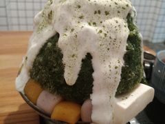 日式抹茶生乳かき氷-WONDER ICE 萬得冰田(建設路总店)