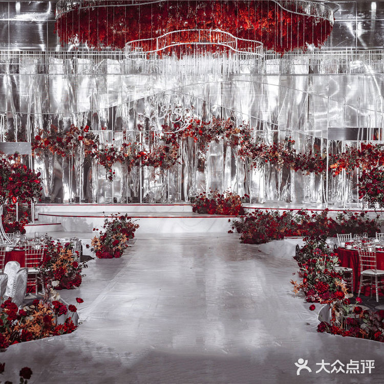 红白搭配现代简约婚礼💒