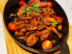 松茸烧黑猪里脊肉-花舍·新派粤菜·西餐·下午茶(亚运村·鸟巢店)