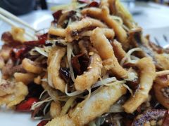 干煸鱿鱼-北戴河庆山饭店·海鲜砂锅粥(北戴河黑石路店)