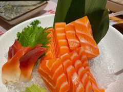 三文鱼刺身-赤坂亭·M9和牛烧肉·铁板烧(合肥万象城店)