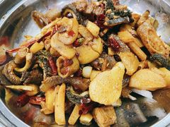 【宵夜档】老桂林啤酒牛杂-喜半仙·牛八宝·两江米粉酒(普陀路店)