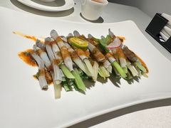 秋葵拌沙虫-黑明餐厅(白鹭洲店)