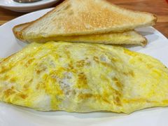 马介休鱼煎蛋饼套餐-永安咖啡室