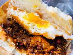 蛋菜夹馍-老马家马蓉蛋菜夹馍·腊牛肉夹馍(回民街店)