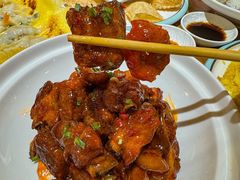 -东来菜馆•手抓海鲜家常菜•海鲜锅贴(鸽子窝店)