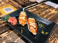 火炙蟹肉手握（2枚）-小川洋风料理(汉街店)