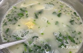 Fried Tofu Egg Fish Soup