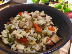 香菇拌饭-朵朵开素食餐厅(后宰门街店)