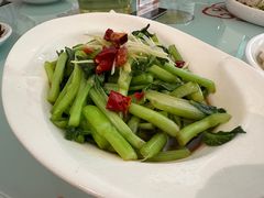 白灼菜心-添福来墨鱼饺子 · 海鲜东北菜(大连星海·黄浦路店)