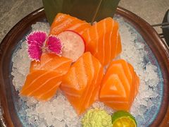 三文鱼刺身扇贝-炙柒Sekinana·精致日料(合生汇店)