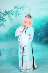 -后宫·古装汉服京剧儿童亲子全家福摄影