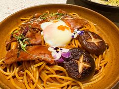 寿喜烧牛肩肉烩意面配温泉蛋-BE BRIGHT KITCHEN(正佳广场店)