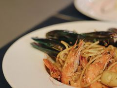 海鲜蒜香意面-又见马甲M8融合西餐厅(厦门体育中心店)