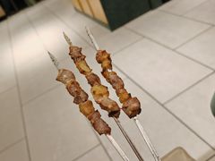 只放盐的羊肉串-红柳枝滩羊烧烤·非遗