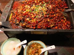 香辣味烤鱼-江边城外烤全鱼(方庄时代购物中心店)