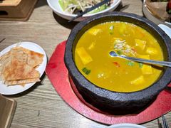 泰式咖哩配手抓饼-熹素·鲜美素食Vegetarian (天河领展店)