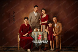 -时光纪亲子全家福照相馆(静安店母女写真父母纪念照)