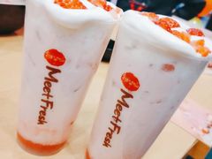 草莓鲜牛乳-鲜芋仙(南开大悦城店)