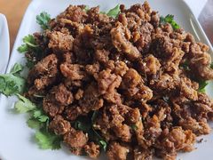 孜然羊肉-大石磨农家宴