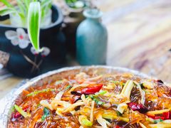 铁板泡菜水晶粉-弘法寺斋菜馆素食