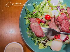 果木香烤牛肉温泉蛋沙拉-Mr.cattle·卡图牛扒(中建广场店)